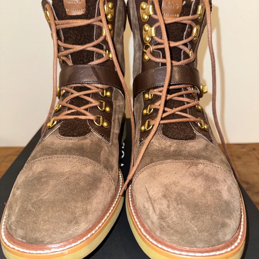 Coach hiker boot brown/tobacco size 13